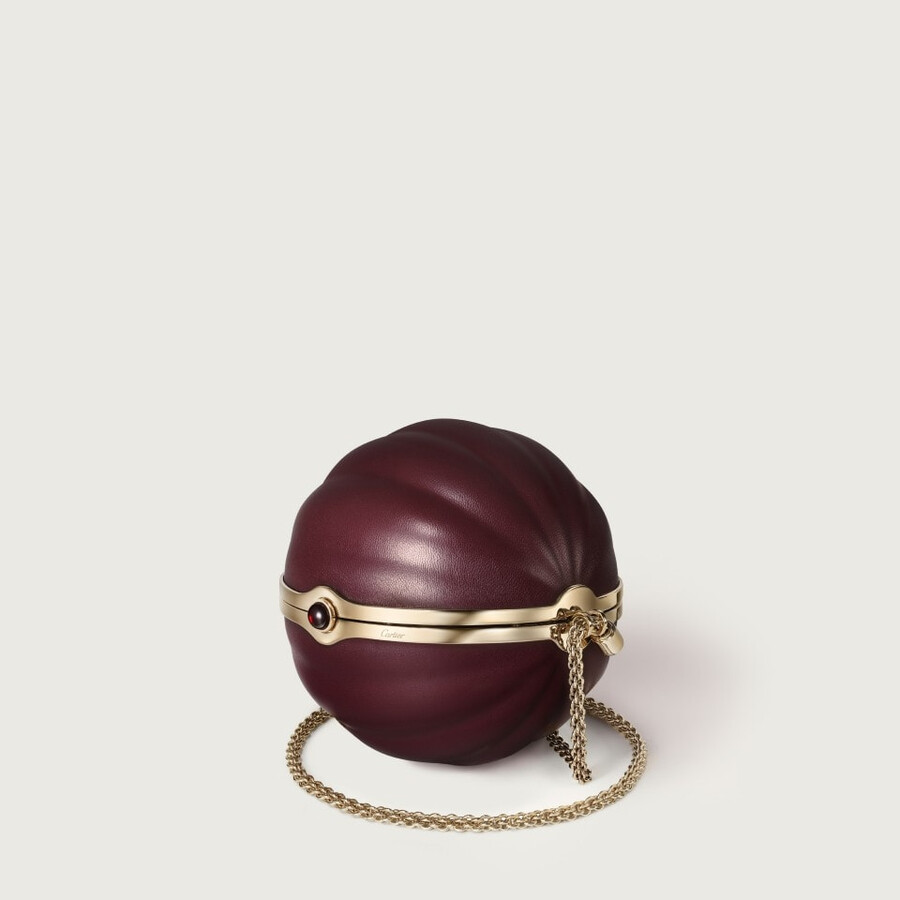 runde tasche mit kannelurenmuster cartier soir