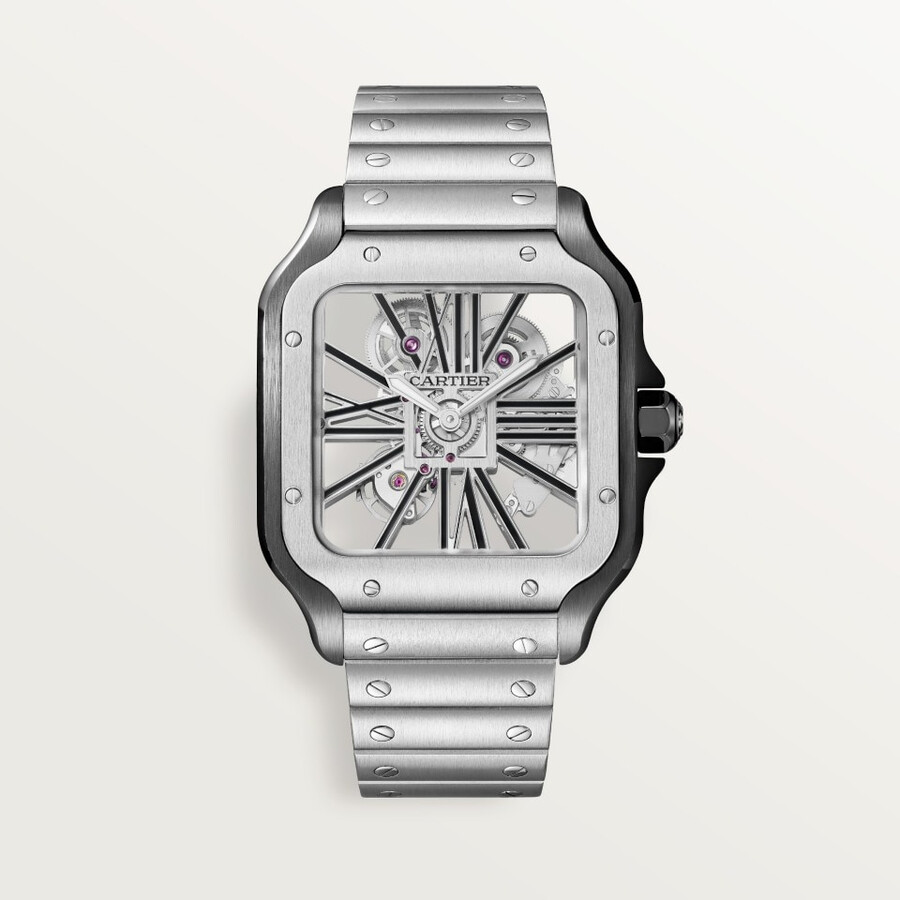 skelettuhr von santos de cartier