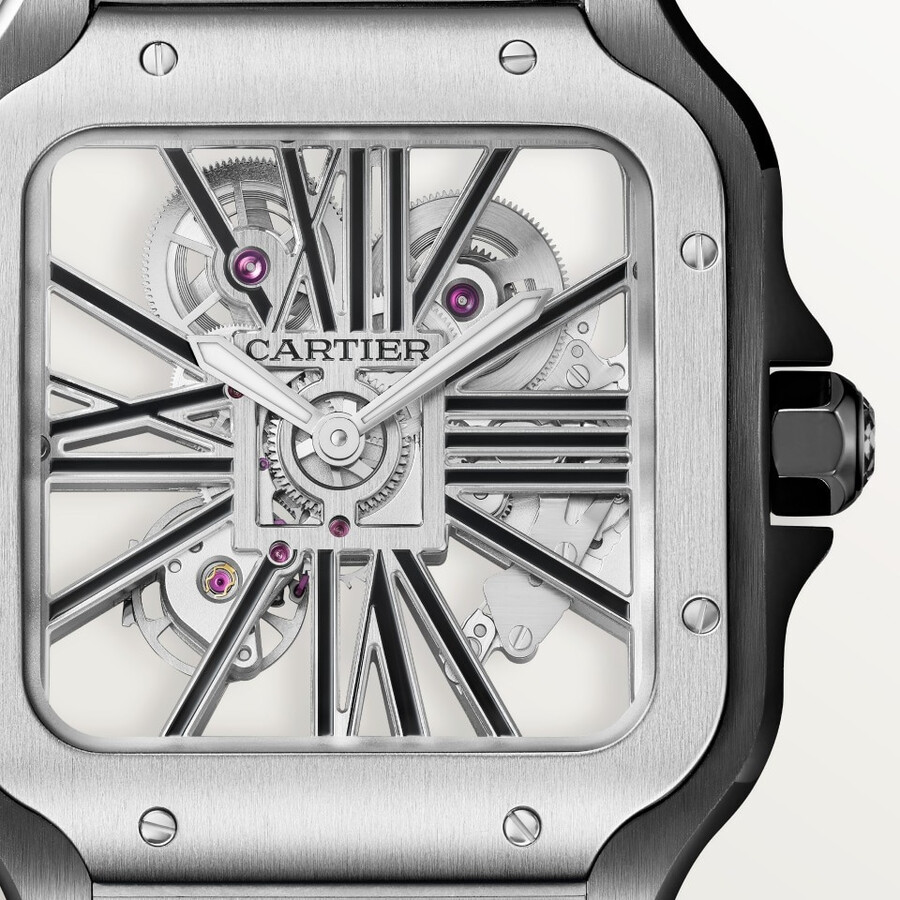 skelettuhr von santos de cartier