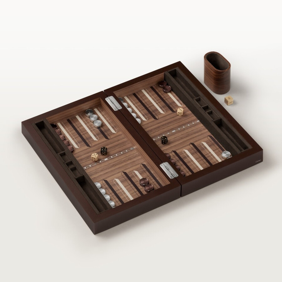 santos de cartier backgammon-set