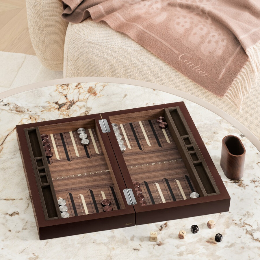 santos de cartier backgammon-set