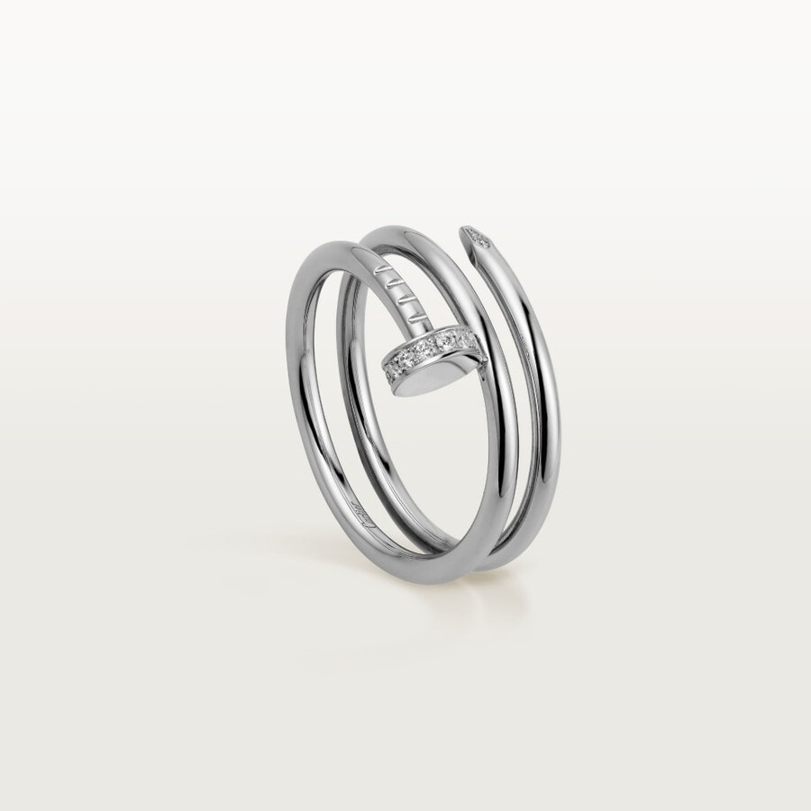 juste un clou-ring doppelt diamanten