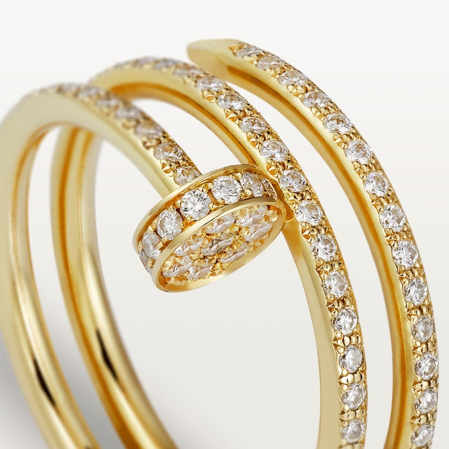 juste un clou-ring doppelt halb gepflastert