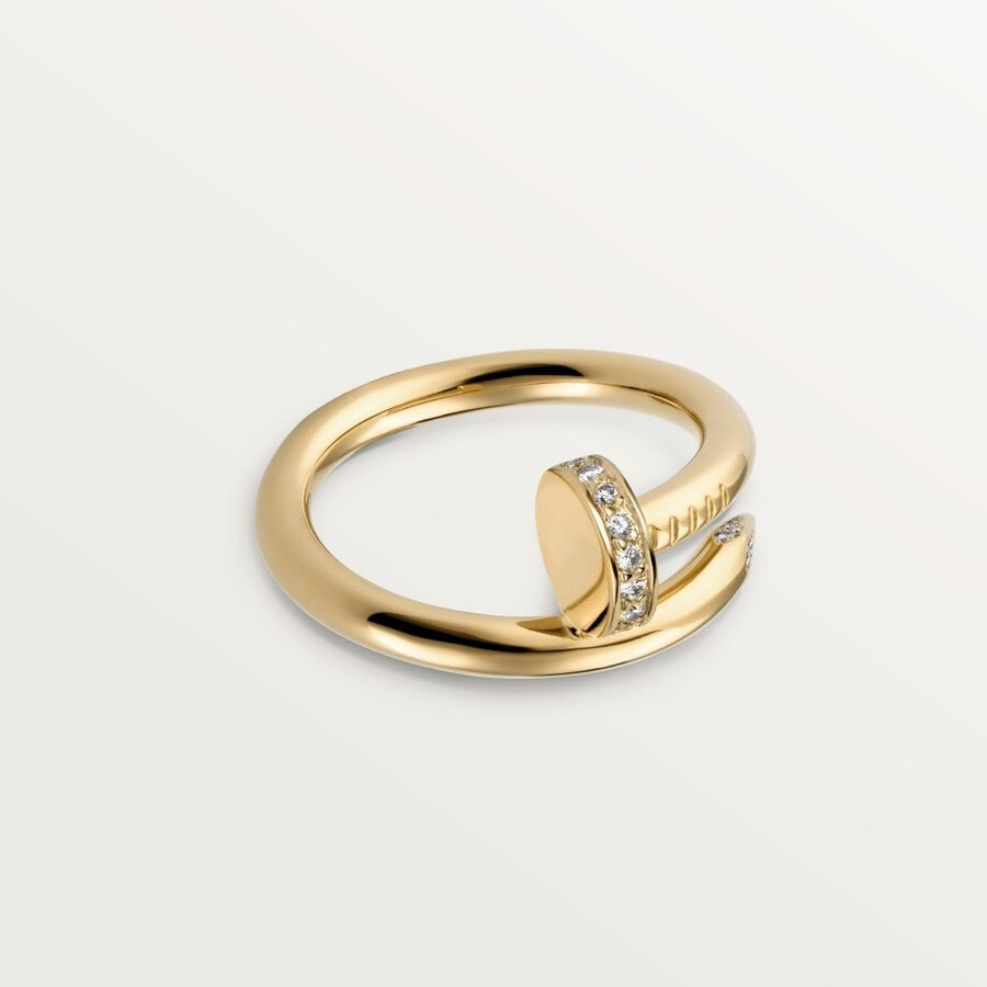 juste un clou-ring klassisches modell diamanten