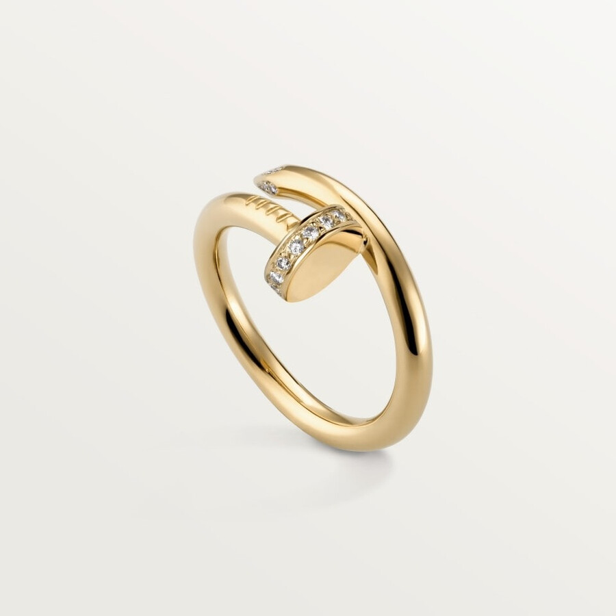 juste un clou-ring klassisches modell diamanten