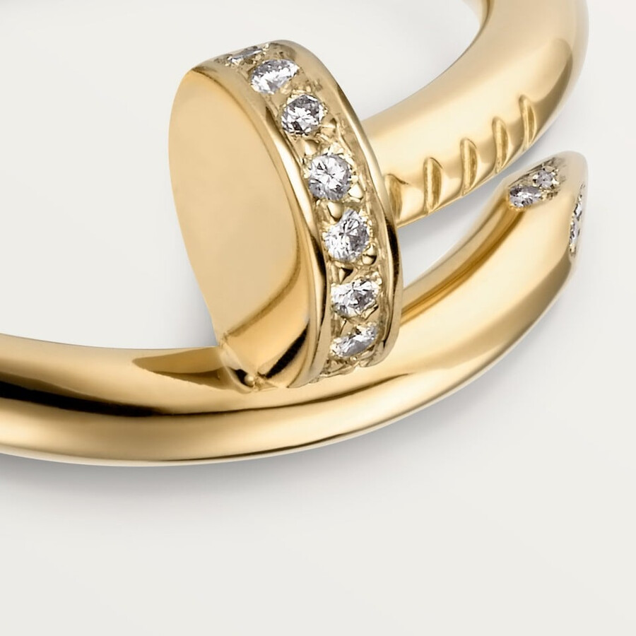 juste un clou-ring klassisches modell diamanten