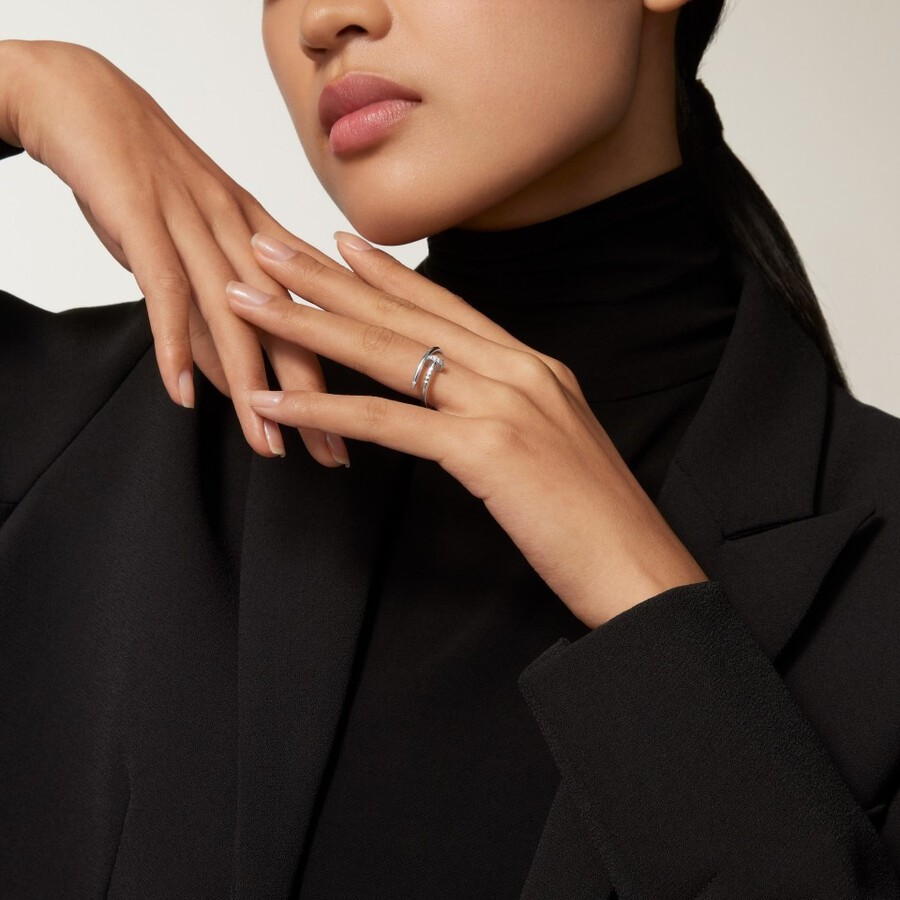 juste un clou-ring kleines modell diamanten