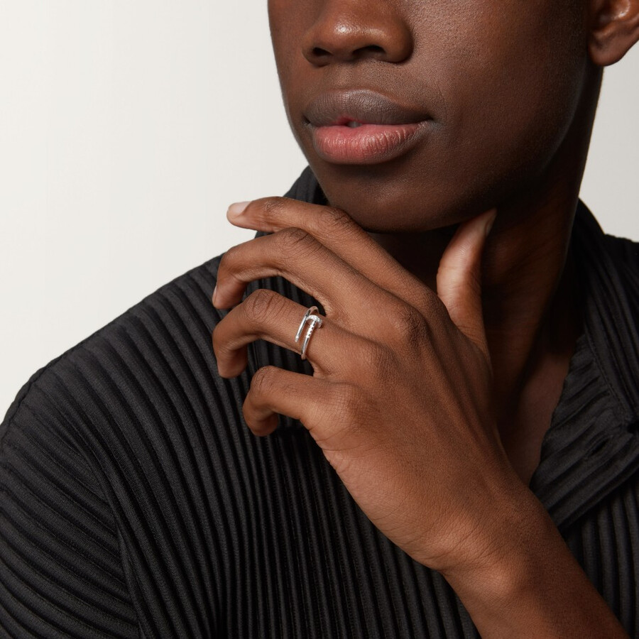 juste un clou-ring kleines modell diamanten