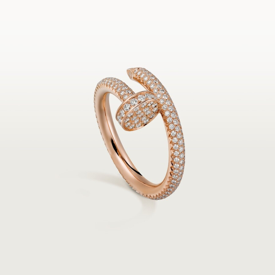 juste un clou-ring klassisches modell gepflastert