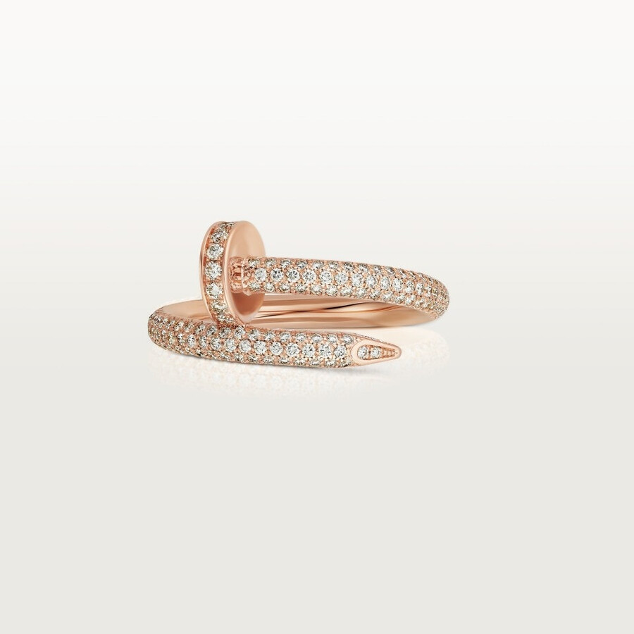 juste un clou-ring klassisches modell gepflastert