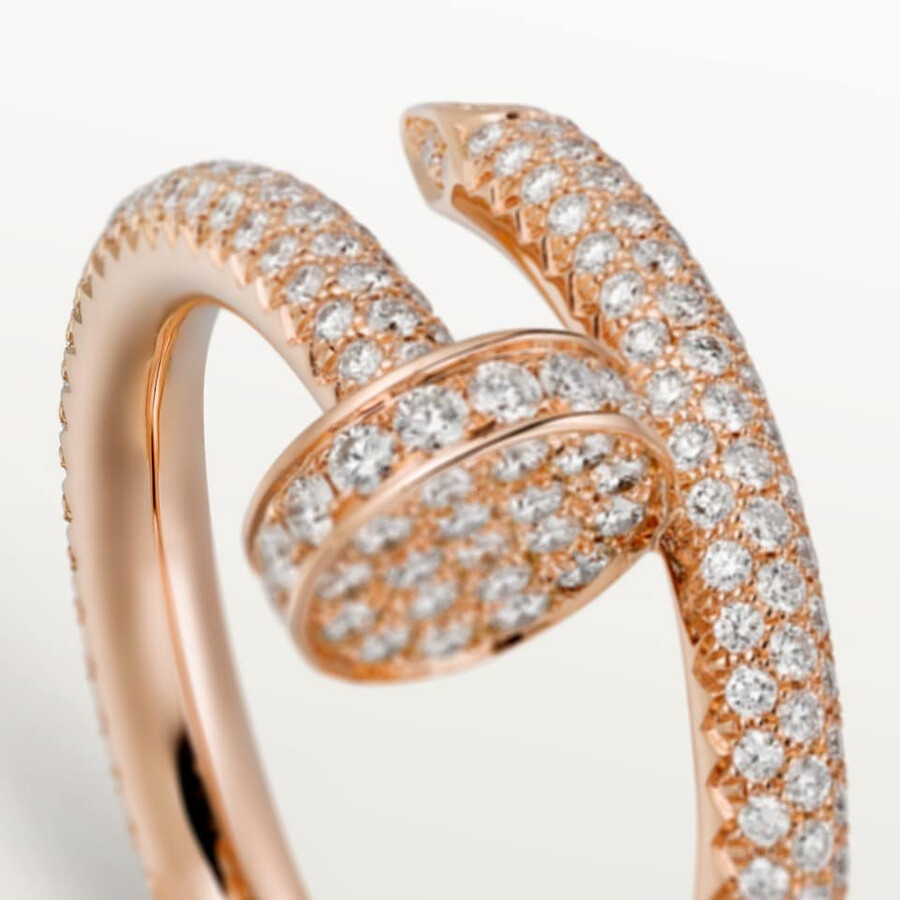 juste un clou-ring klassisches modell gepflastert