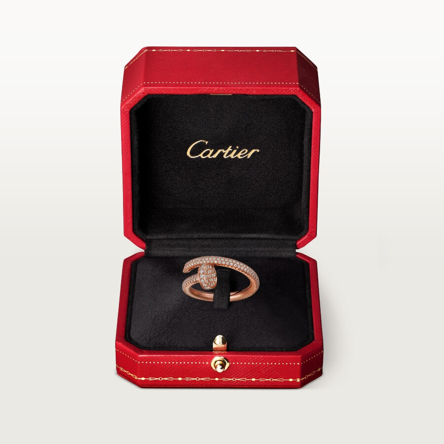juste un clou-ring klassisches modell gepflastert