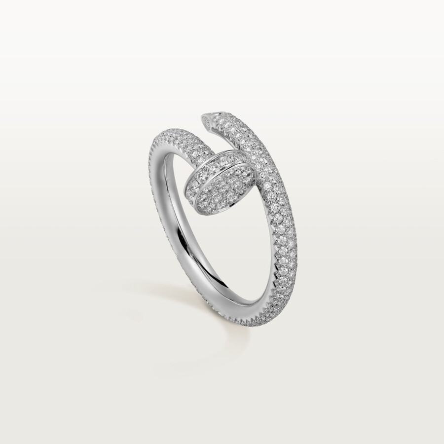 juste un clou-ring klassisches modell gepflastert