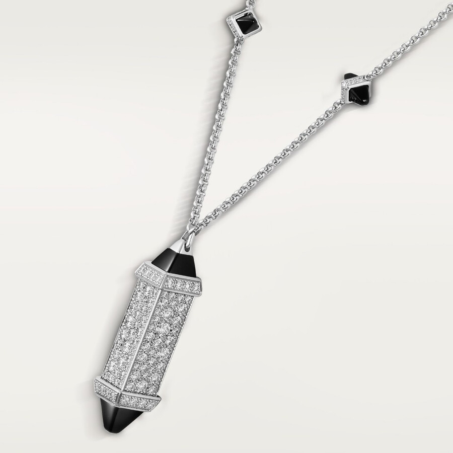 cartier berlingots anhänger gepflastert