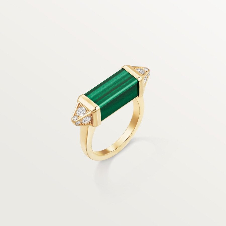 ring „les berlingots de cartier halbgepflastert