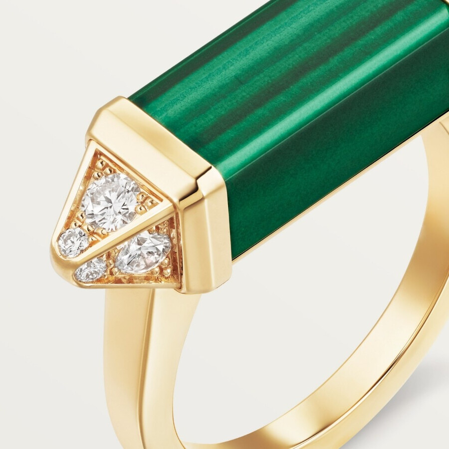 ring „les berlingots de cartier halbgepflastert