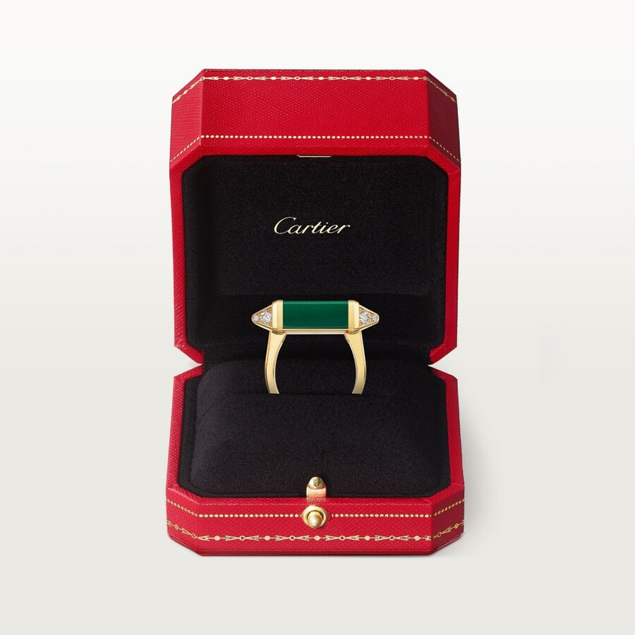 ring „les berlingots de cartier halbgepflastert