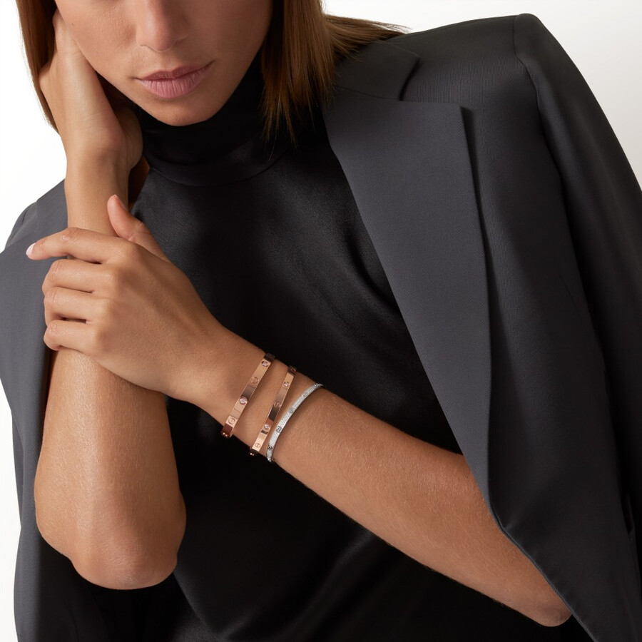love-armband klassisches modell 4 diamanten