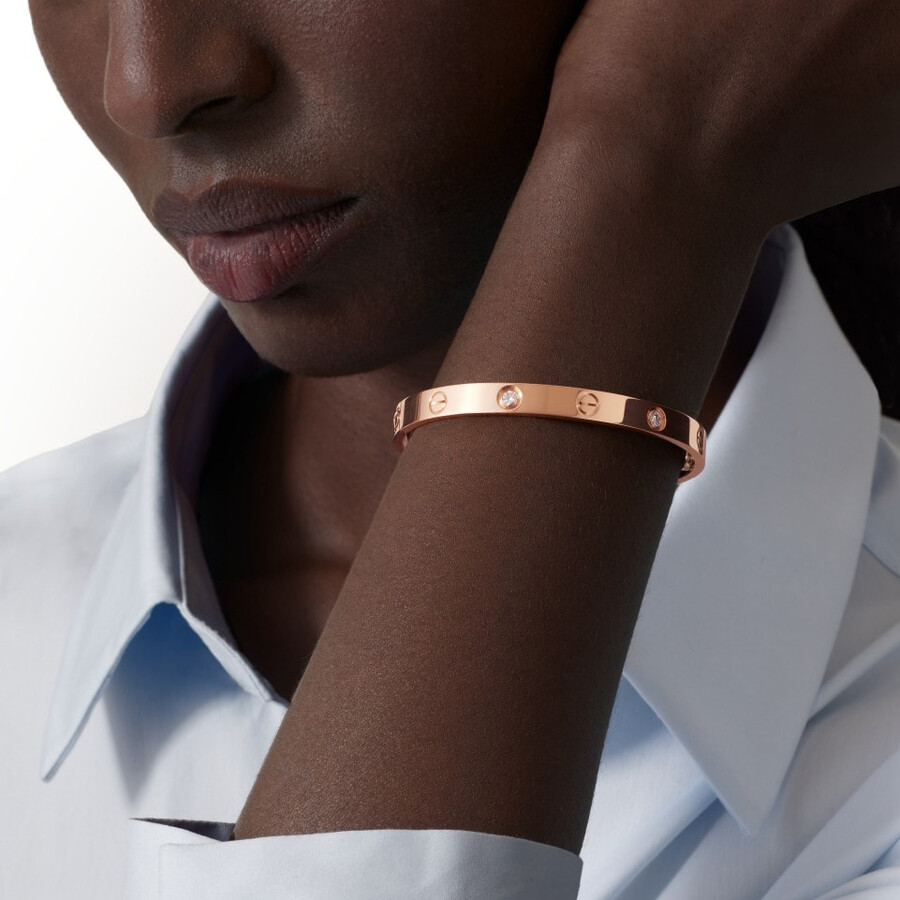 love-armband klassisches modell 4 diamanten