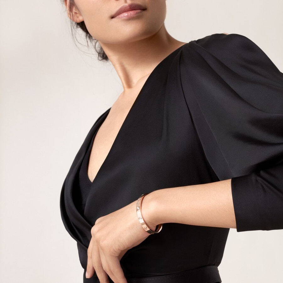 love-armband klassisches modell 4 diamanten