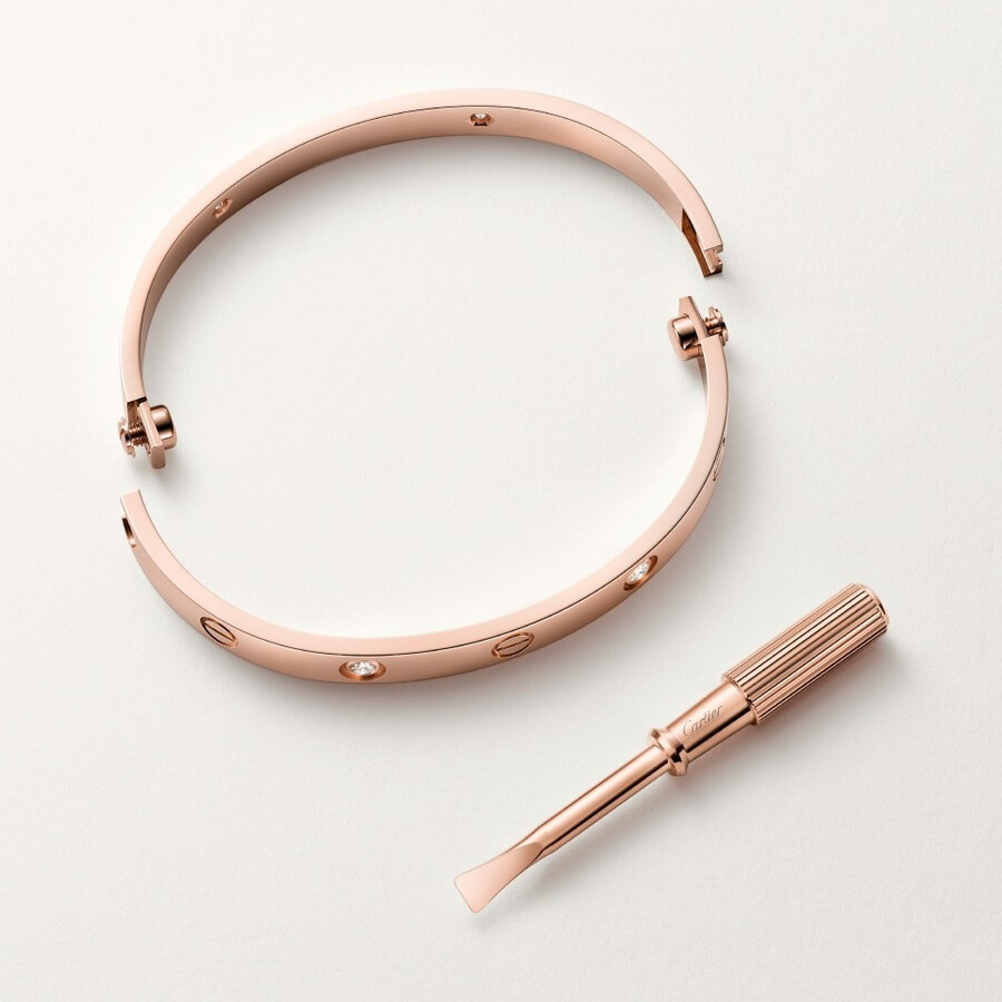 love-armband klassisches modell 4 diamanten