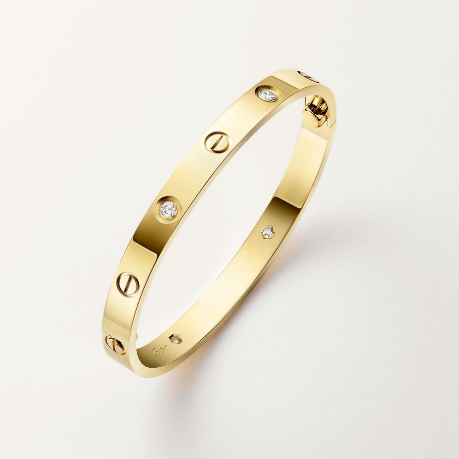 love-armband klassisches modell 4 diamanten