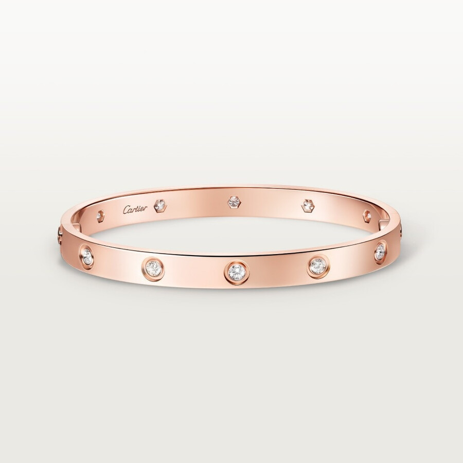 love-armband klassisches modell 10 diamanten