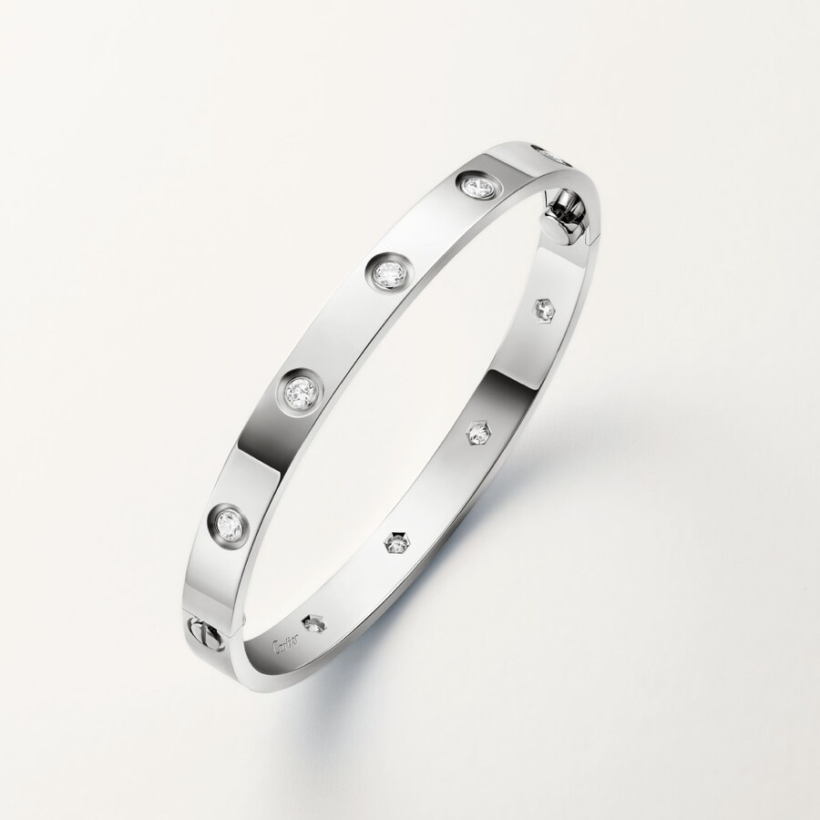 love-armband klassisches modell 10 diamanten