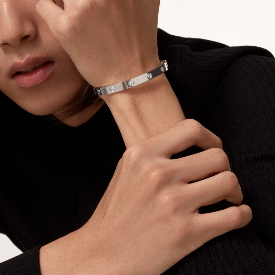 love-armband klassisches modell 10 diamanten