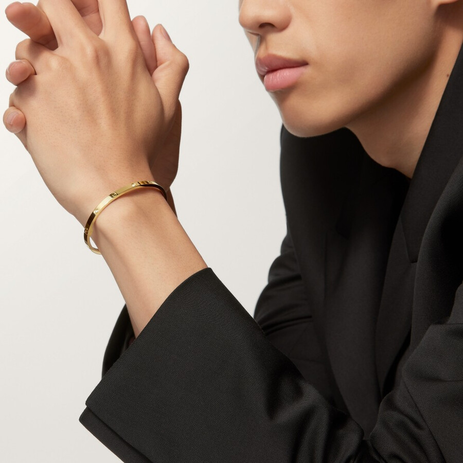 love-armband kleines modell 6 diamanten