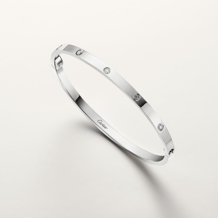 love-armband kleines modell 6 diamanten