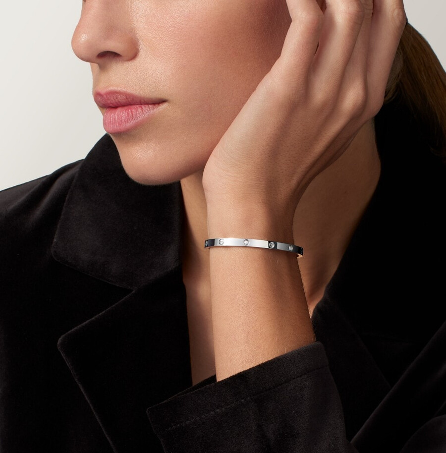 love-armband kleines modell 6 diamanten