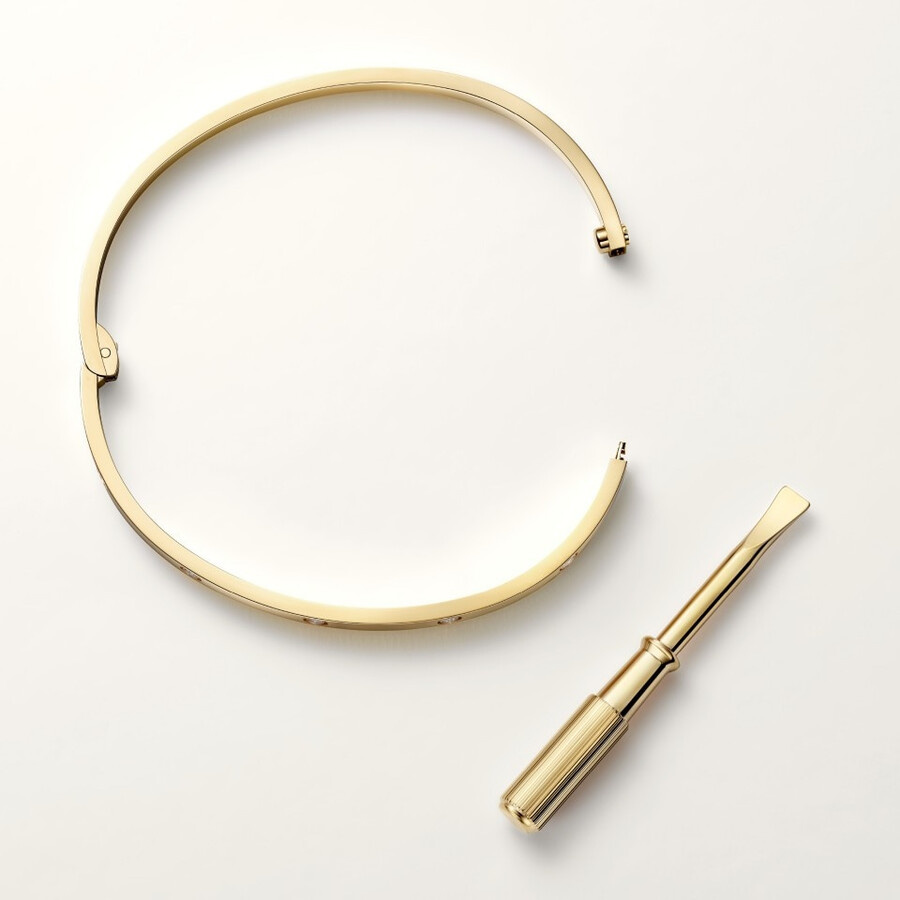 love-armband kleines modell 10 diamanten