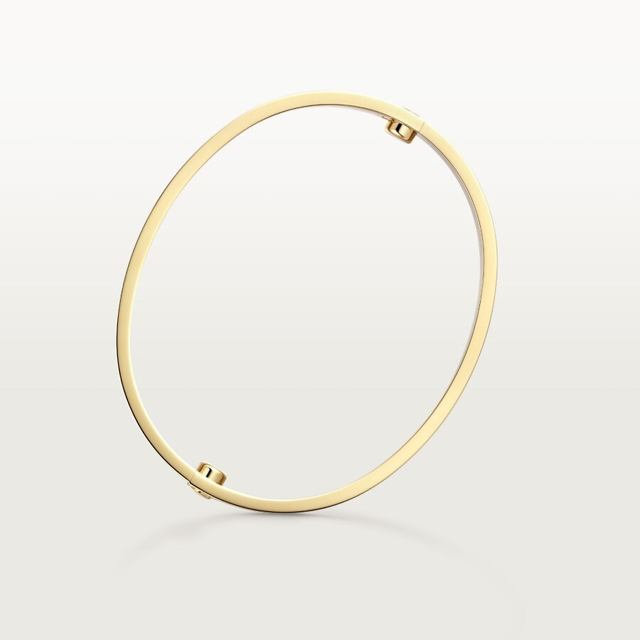 love-armband klassisches modell gebürstet 4 diamanten