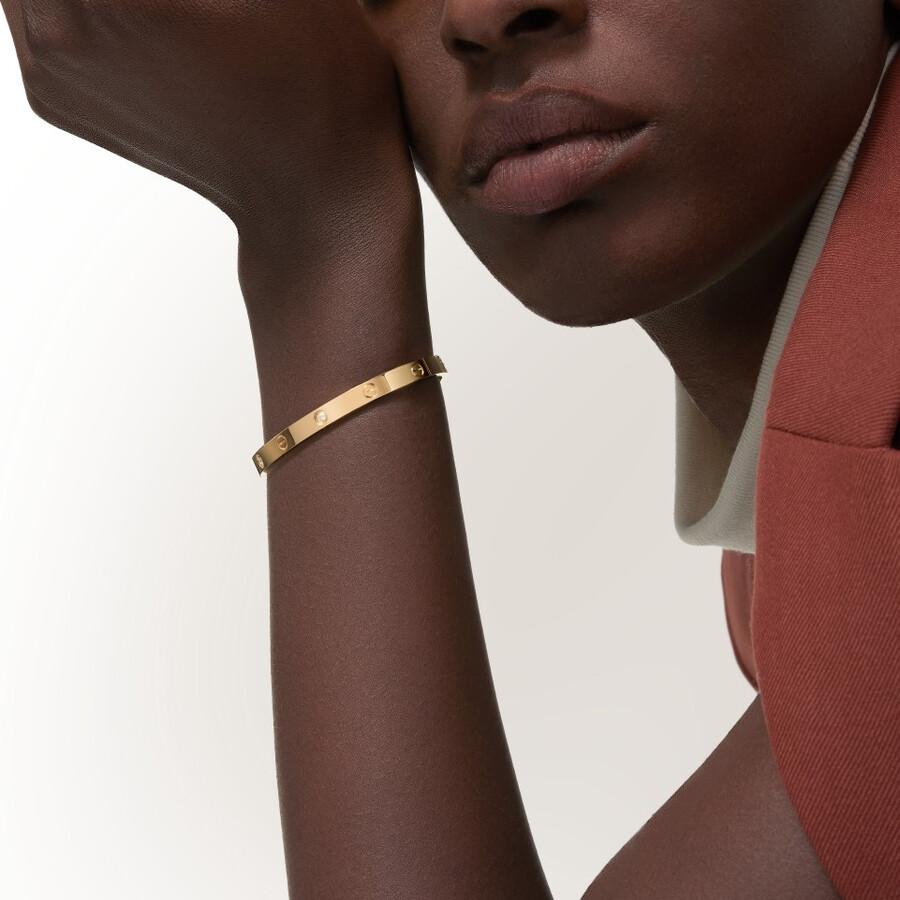love-armband mittleres modell 4 diamanten