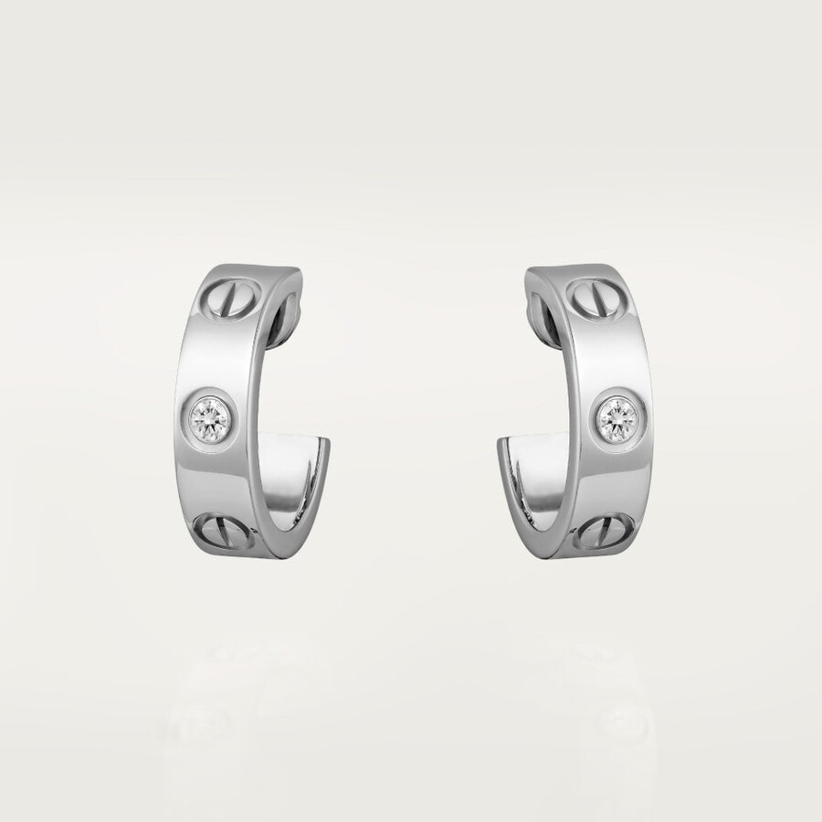 love creolen klassisches modell 2 diamanten