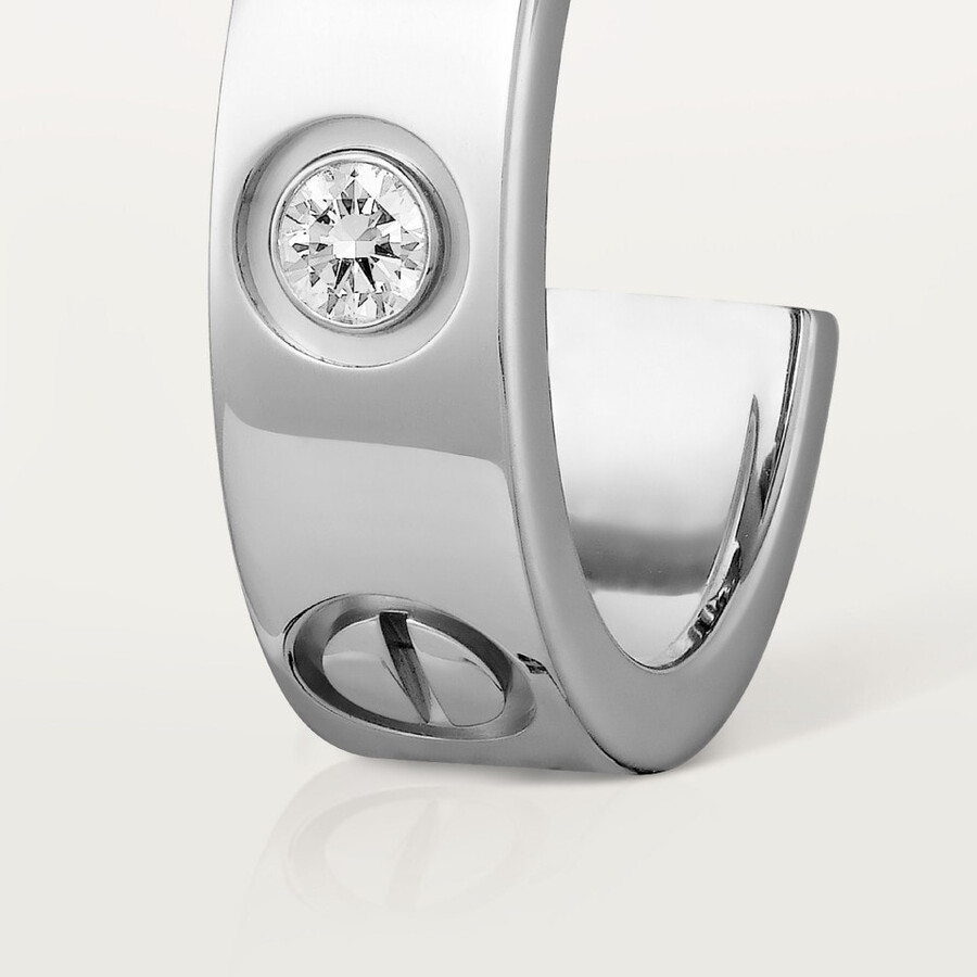love creolen klassisches modell 2 diamanten