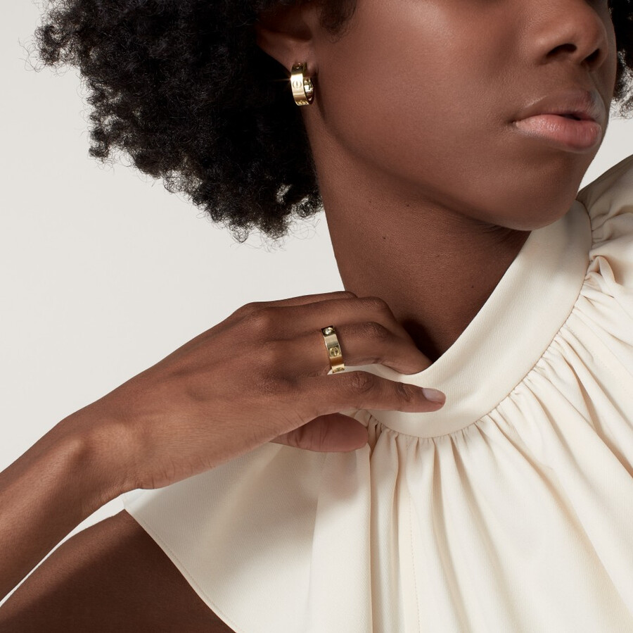 love-ring klassisches modell 3 diamanten