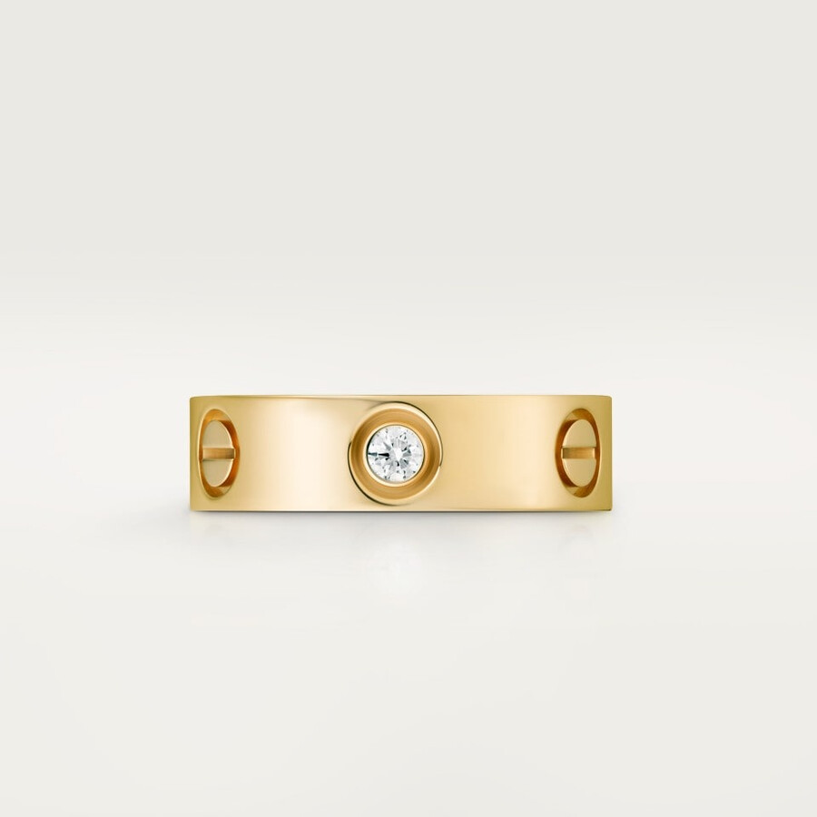 love-ring klassisches modell 3 diamanten