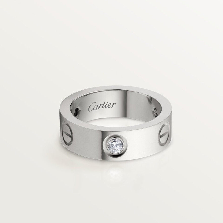 love-ring klassisches modell 3 diamanten