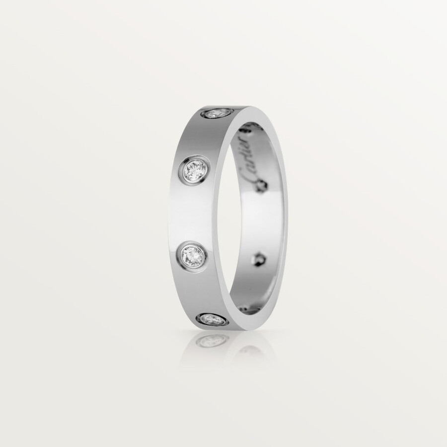 love-ring kleines modell 8 diamanten