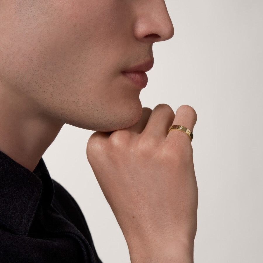 love-ring kleines modell 1 diamant