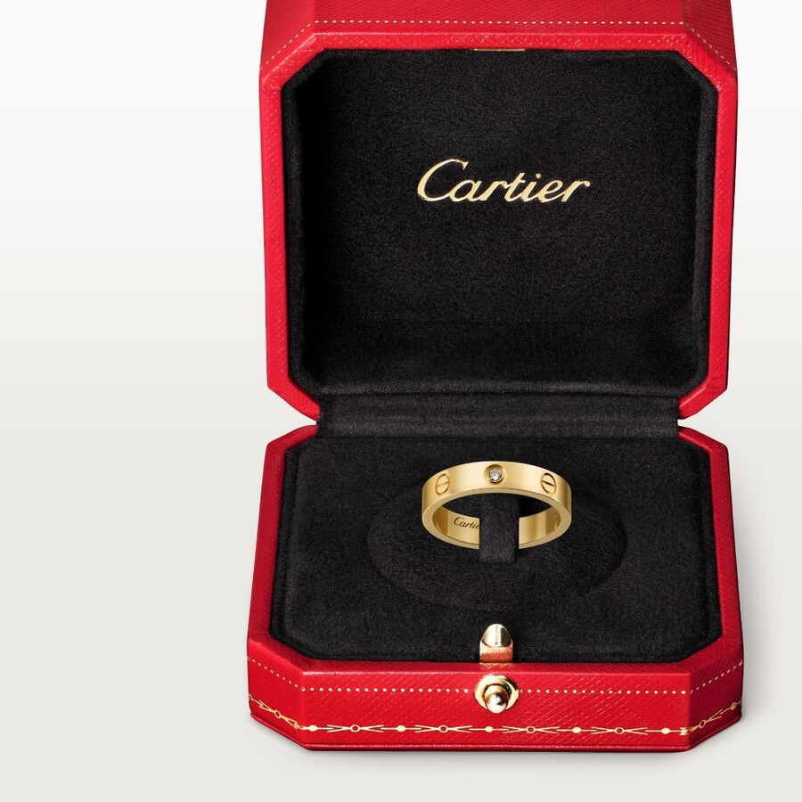 love-ring kleines modell 1 diamant