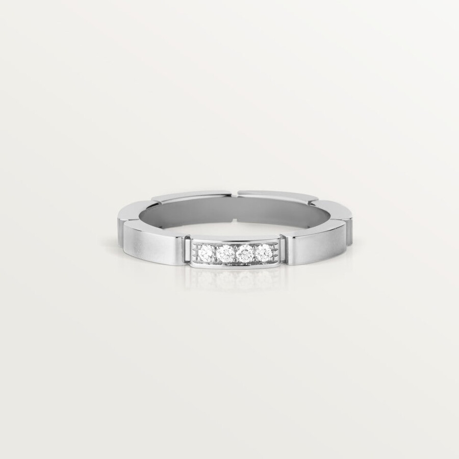 ehering maillon panthère 4 diamanten