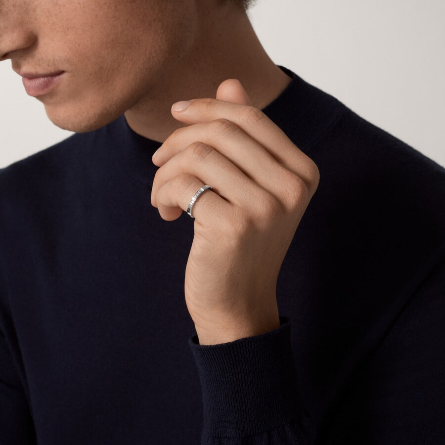 ehering maillon panthère 4 diamanten