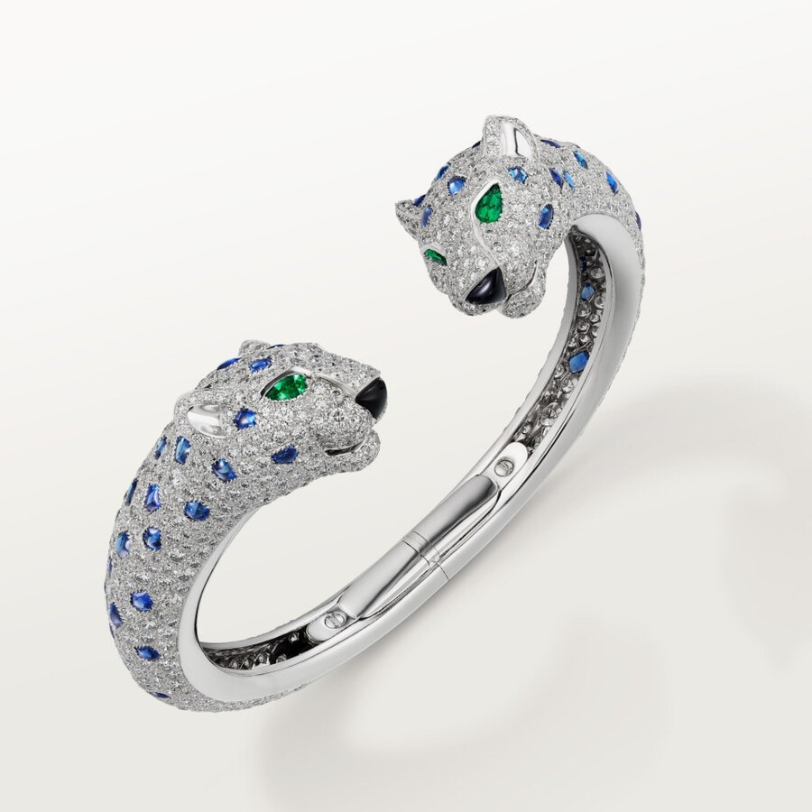 panthère de cartier-armband saphir pavé