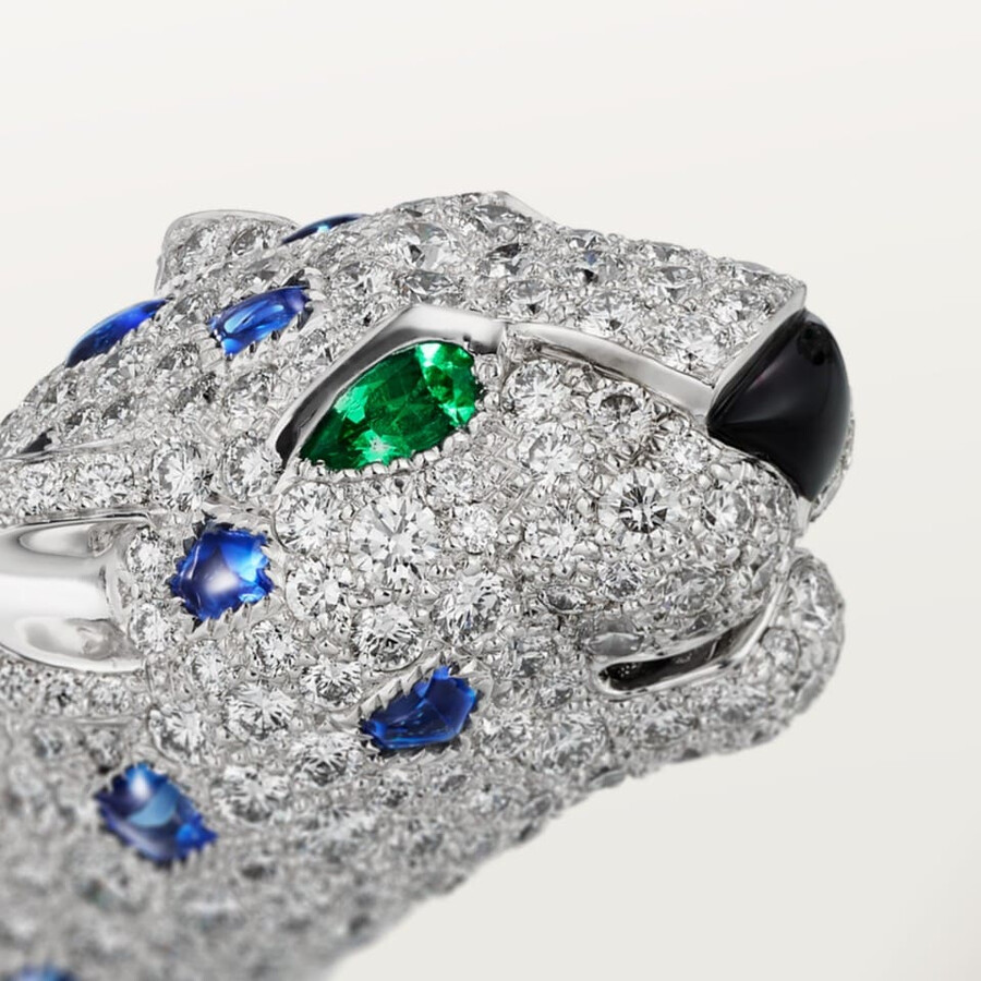 panthère de cartier-armband saphir pavé