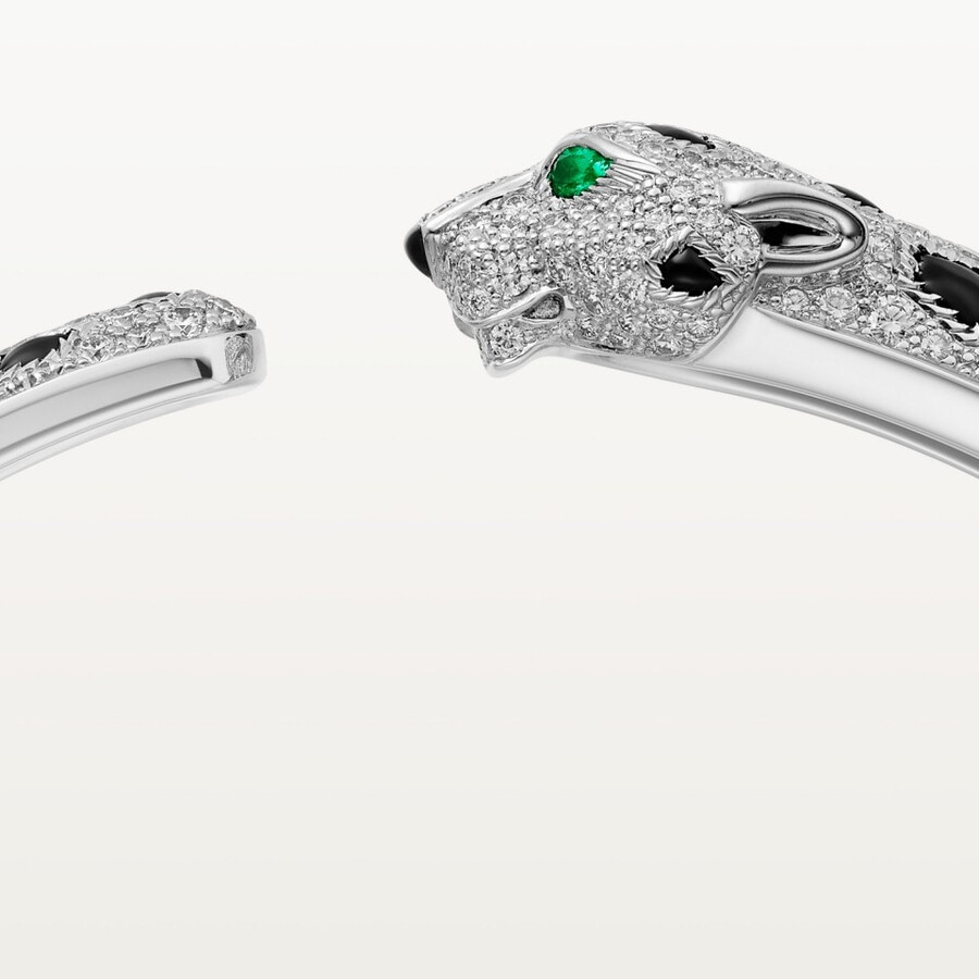 panthère de cartier-armband mittleres modell pavé