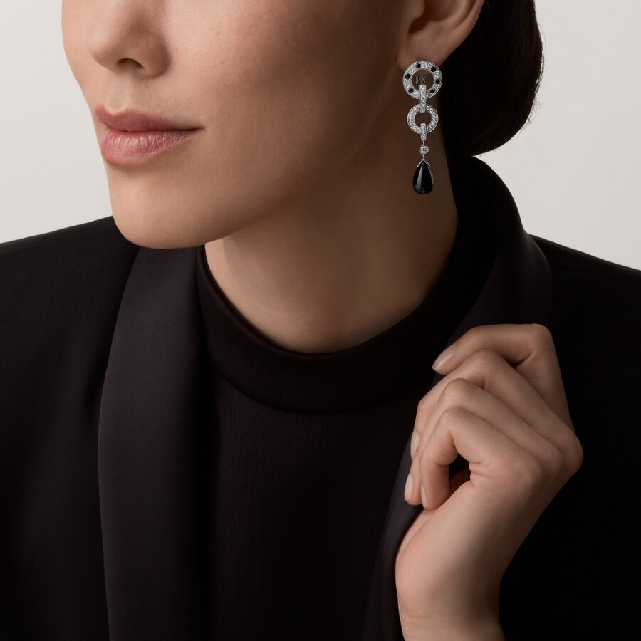 panthère de cartier ohrringe gepflastert