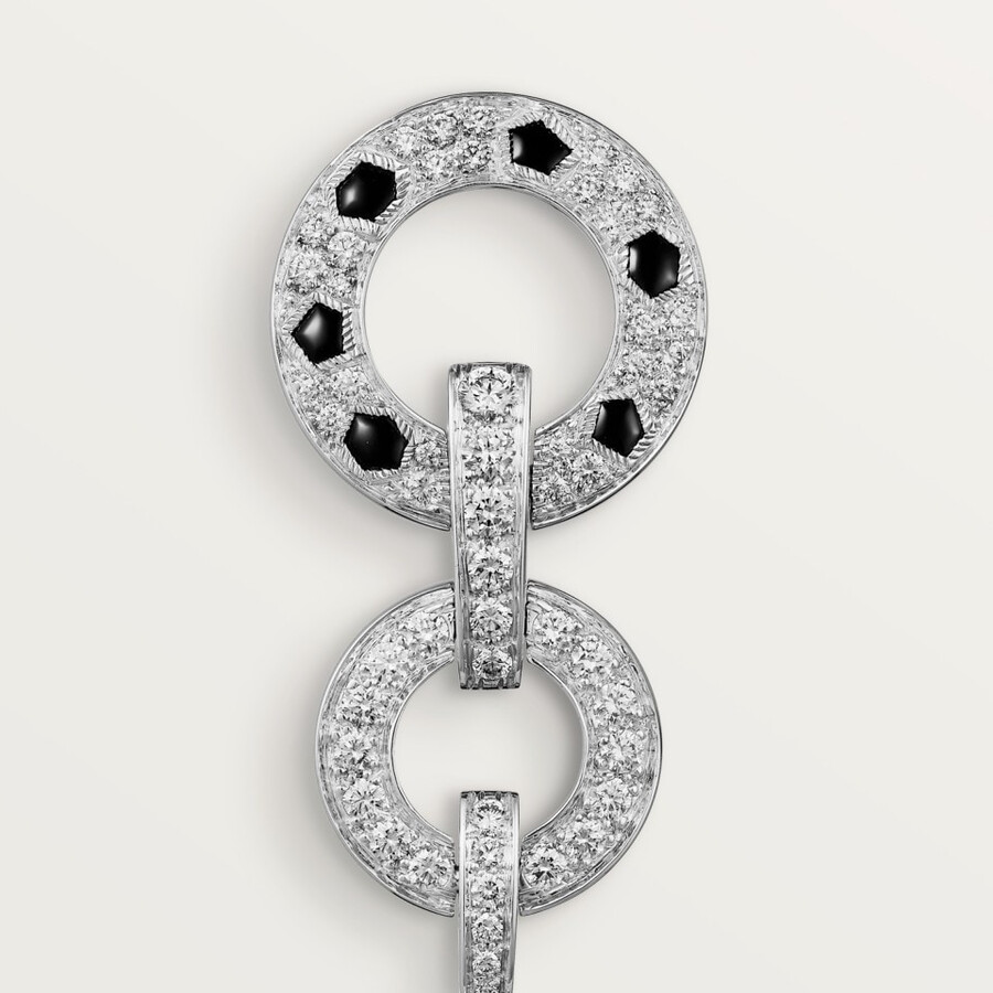 panthère de cartier ohrringe gepflastert